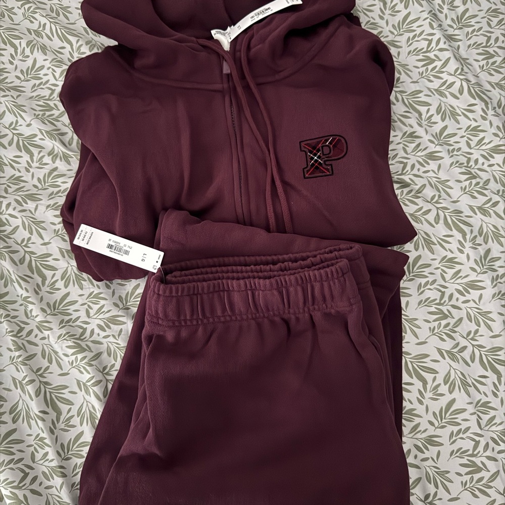 Victoria's Secret Burgundy Tracksuit